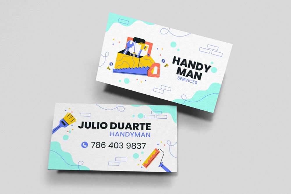 PRINTING WORKS_0001_Business card mockup template