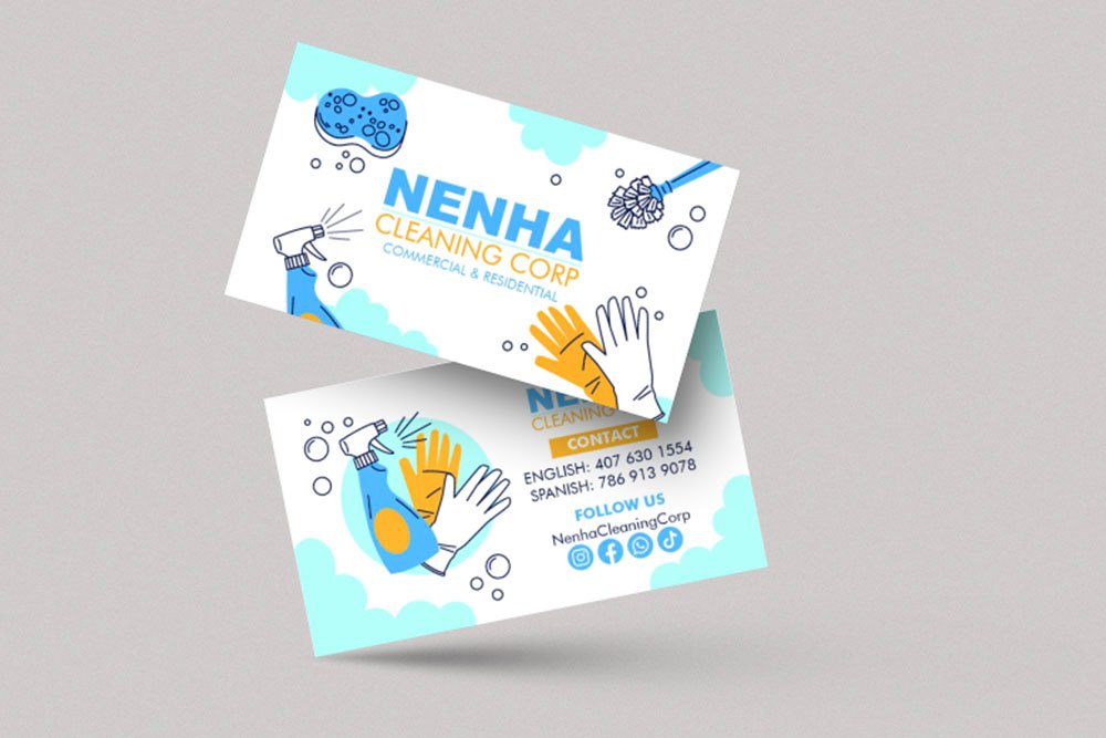 PRINTING WORKS_0002_Minimal business card mockup